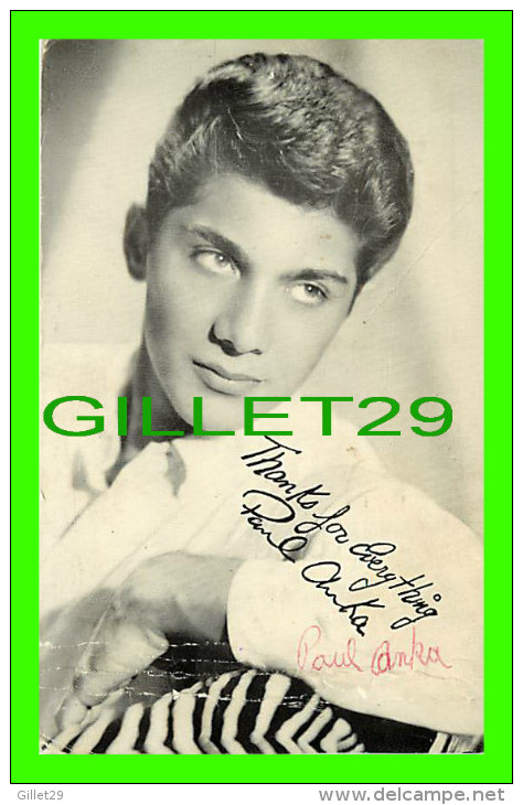 ARTISTES - PAUL ANKA FAN CLUB - TRAVEL IN 1963 - - Artistes