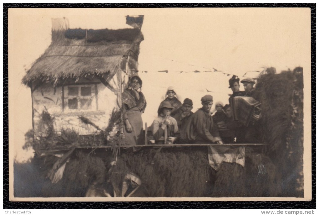 CARTE PHOTO TIRAGE ARGENTIQUE - PARADE PROCESSION  FOLKLORIQUE AU LIMBOURG - Accordeon ( Belgique ) Nr 2 - Andere & Zonder Classificatie