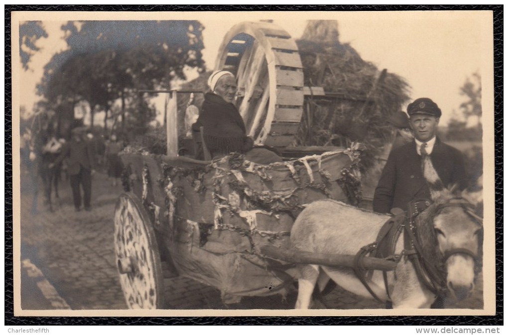 CARTE PHOTO TIRAGE ARGENTIQUE - PARADE PROCESSION  FOLKLORIQUE AU LIMBOURG - ( Belgique ) Nr 5 - Other & Unclassified