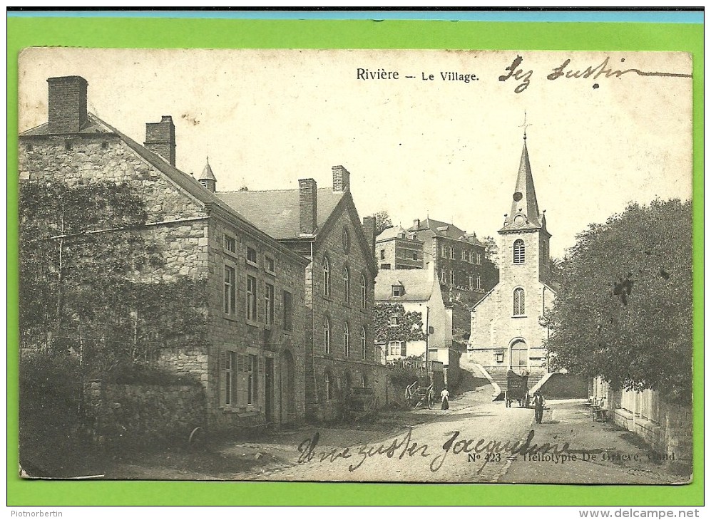 RIVIERE  - Le Village  (lez Lustin - Geschreven) (bLB) - Andere & Zonder Classificatie