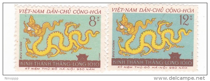 Vietnam 1960 Hanoi 950th Anniversary Set Mint Never Hinged - Vietnam