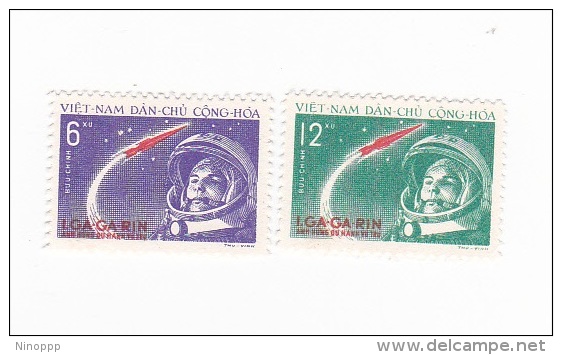 Vietnam 1961 Gagarin Set Mint Hinged - Vietnam