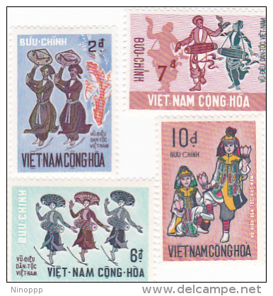 Vietnam 1971 Dancers Set Mint Never Hinged - Vietnam