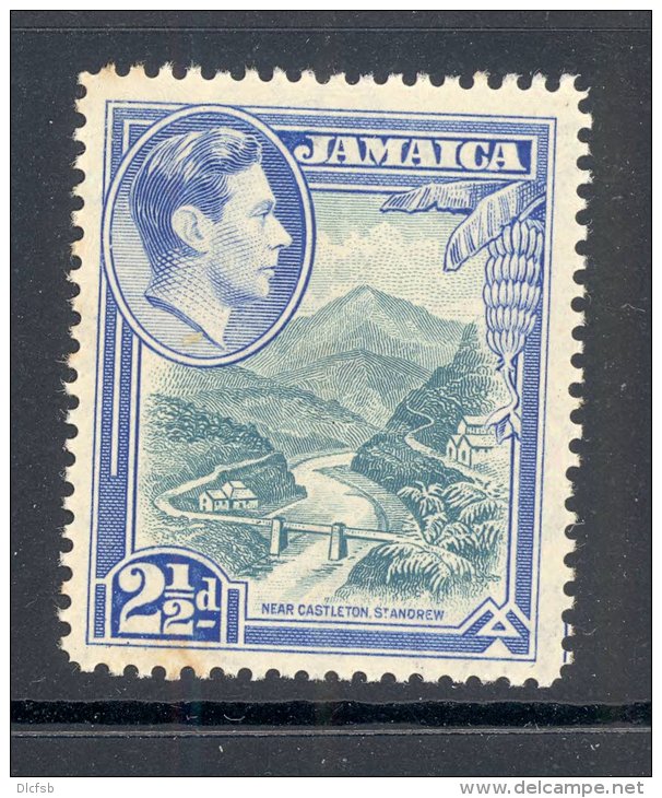 JAMAICA, 1938 2&frac12;d MM, Cat &pound;8 - Jamaica (...-1961)