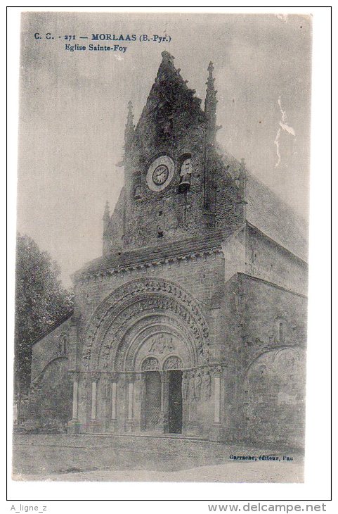 REF 183 CPA MORLAAS Eglise Sainte Foy - Morlaas