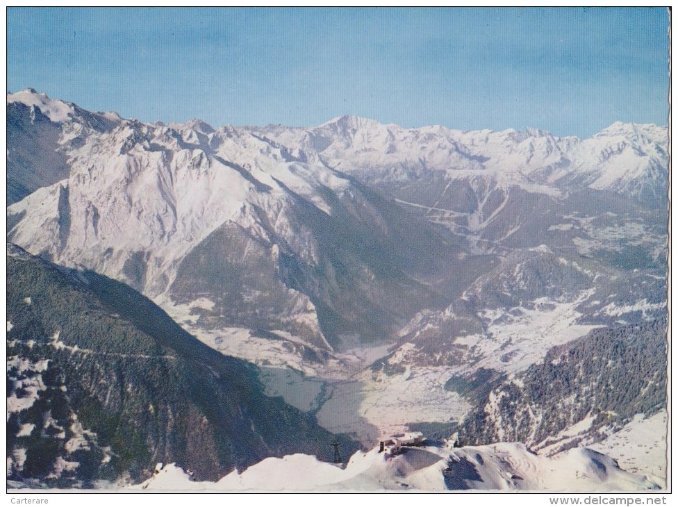 SUISSE,SCHWEIZ,SVIZZERA,S WITZERLAND,HELVETIA,SWISS ,VERBIER ,il Y A 44,VAL DE BAGNES,GLACIER,VUE AERIENNE,VALAIS - Bagnes