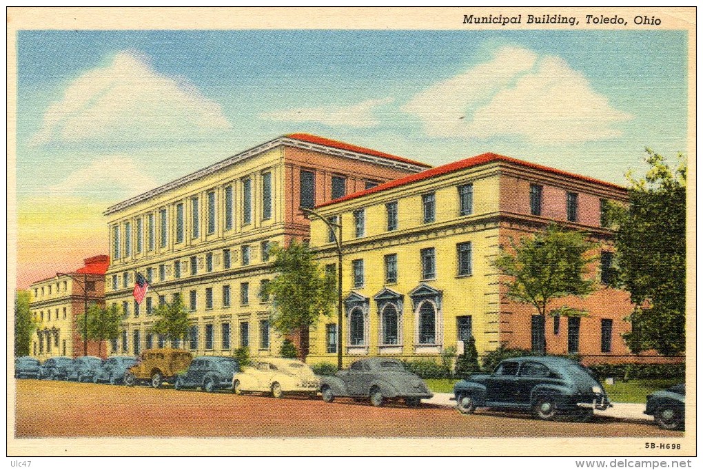 - Municipal Building, Toledo. Ohio - Scan Verso - - Toledo