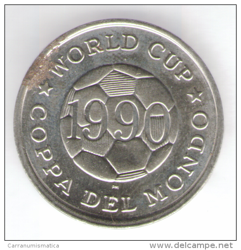 1990 WORLD CUP COPPA DEL MONDO MEDAL / COIN JUGOSLAVIJA - Altri & Non Classificati