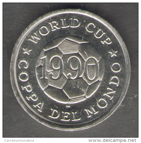 1990 WORLD CUP COPPA DEL MONDO MEDAL / COIN AUSTRIA OSTERREICH - Autres & Non Classés