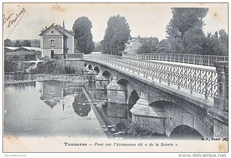 23954 TONNERRE - Pont Sur L'Armançon  Dit De La Scierie - BF Paris - Tonnerre