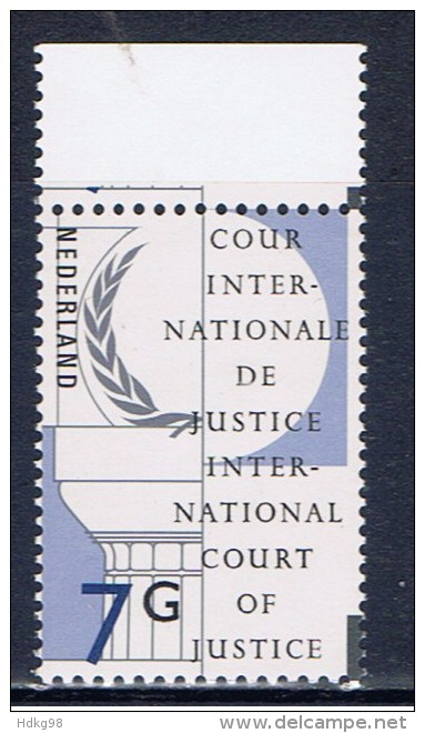 NL IG+ Niederlande 1989 Mi 46 Mnh Internationaler Gerichtshof Den Haag - Service