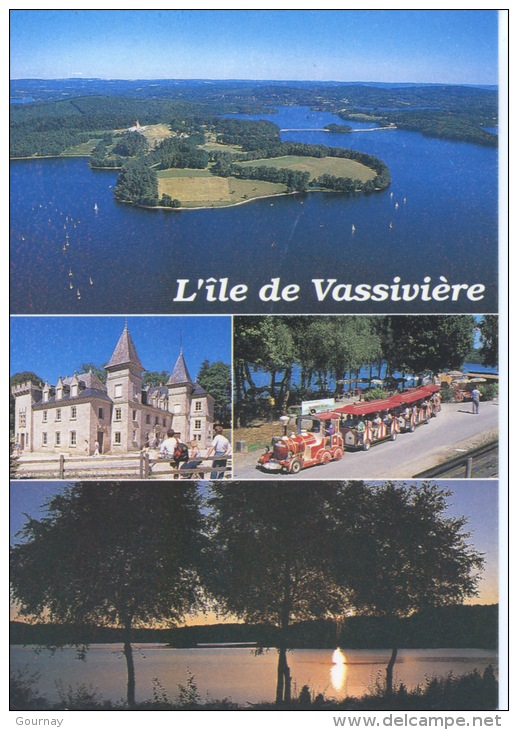 Lac De Vassiviere Multivues Musée Sculptures Chateau Train Pour Pierrefitte N°23/16 Debaisieux - Autres & Non Classés