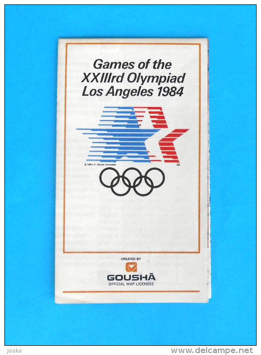 SUMMER OLYMPIC GAMES LOS ANGELES 1984. ( Usa ) - Official Programme & Guide Publication * Jeux Olympiques Olympia - Kleding, Souvenirs & Andere