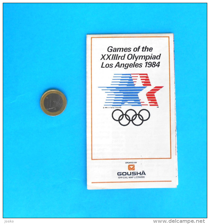 SUMMER OLYMPIC GAMES LOS ANGELES 1984. ( Usa ) - Official Programme & Guide Publication * Jeux Olympiques Olympia - Kleding, Souvenirs & Andere