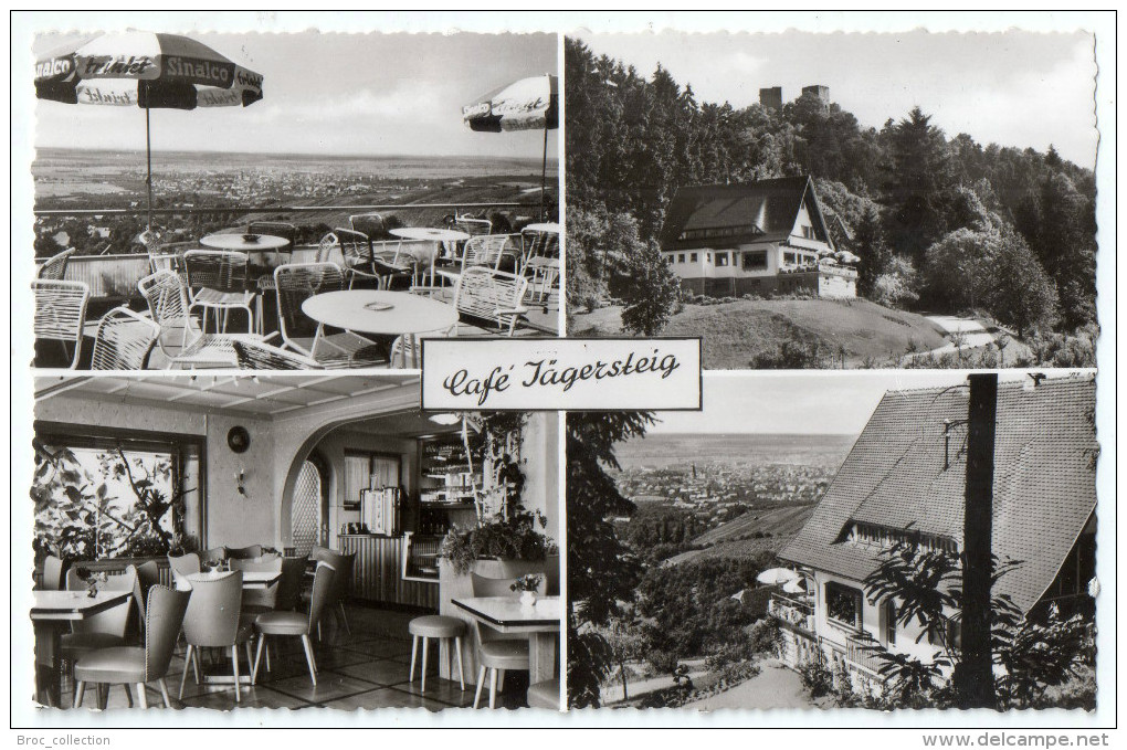 Bühl-K´windeck, Cafe Jägersteig, Bernhard Leppert, Tèl., 4 Blicke, Scan Recto-verso - Buehl