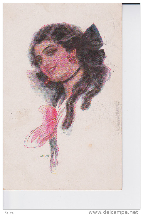 BELLE FEMME AU FOULARD - Usabal