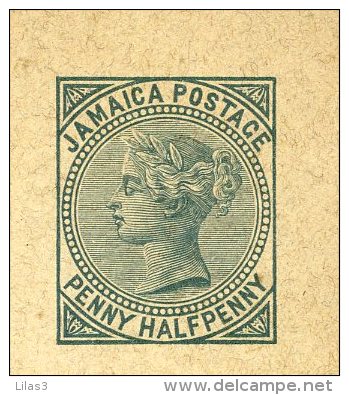 Entier Postal  APenny Half Penny Vert Victoria Beau Très Beau - Jamaica (...-1961)