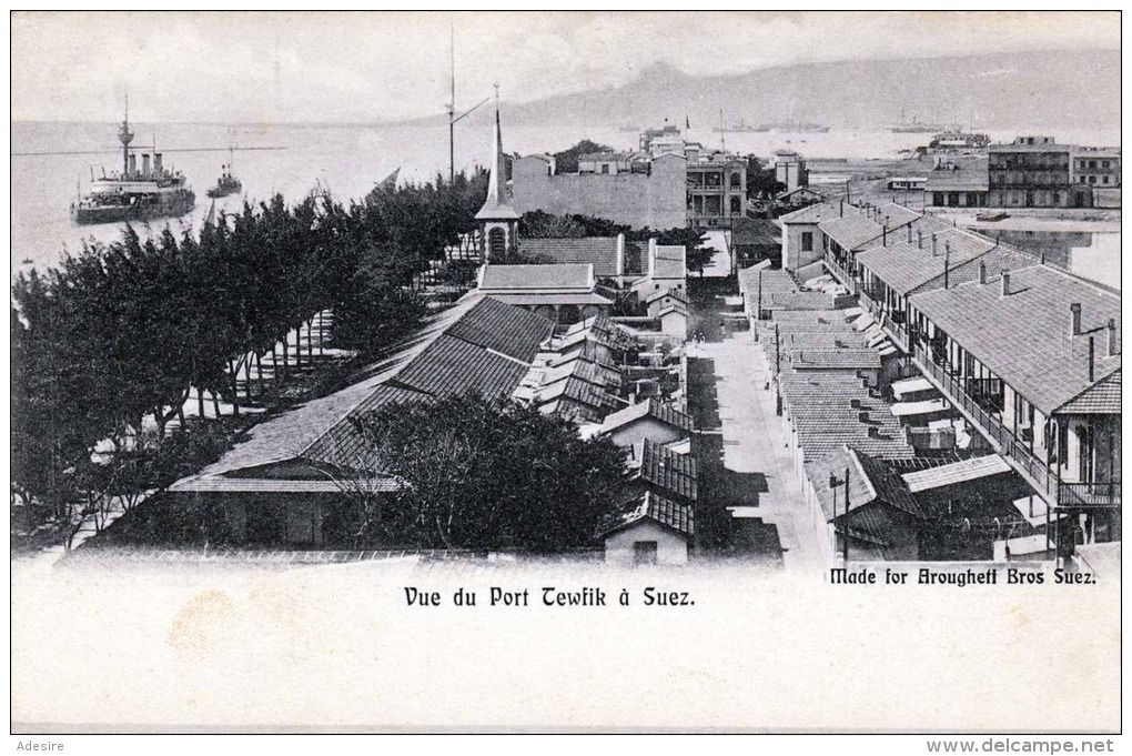 SUEZ - Vue Du Port Tewfik à Suez, 1910? - Sues