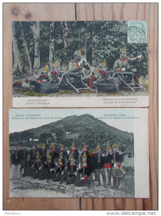 2cpa  Armée Allemande - Mitrailleurs -Infanterie En Manooeuvre Près Du Donon. - Manoeuvres