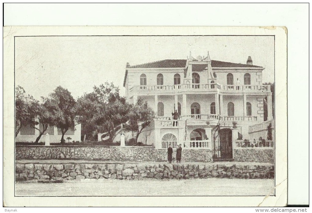 CRO968  ---  NJIVICE  --  HOTEL  ,, LUKA ,,  --  WRITEN 1924 - Croazia