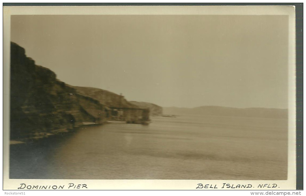 Canada Newfoundland Bell Island Dominion Pier Peal Photo Private Taken - Other & Unclassified