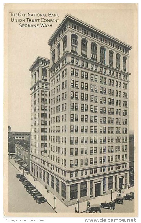 224015-Washington, Spokane, Old National Bank, Union Trust Company - Spokane