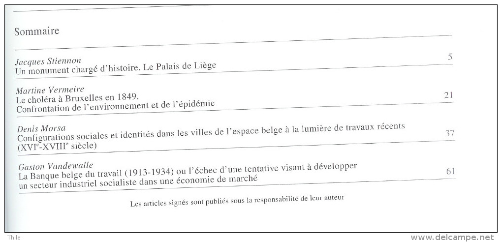 Bulletin Du Crédit Communal De Belgique - N° 184 - 1993 - Palais De Liège, Choléra à Bruxelles, Banque Belge Du Travail - Histoire