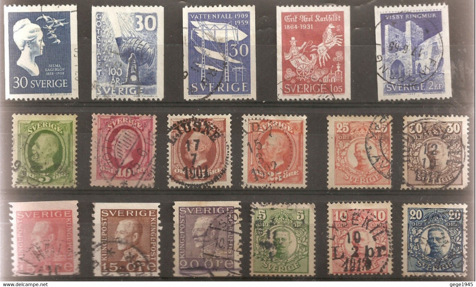 Suede Oblitérés - Used Stamps