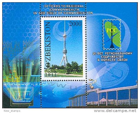 Uzbekistan 2011 20th Anniversary Of RCC SS MNH - Ouzbékistan