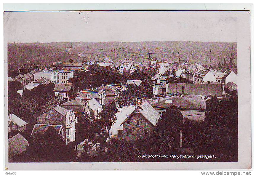 REMSCHEID VOM RATHAUSTURM GESEHEN .10905 W. FÜLLE BARMEN - Remscheid