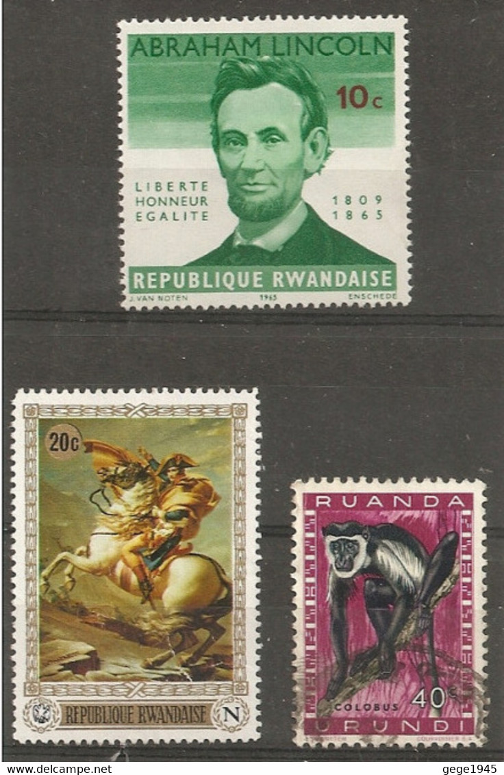 Ruanda  Oblitérés - Used Stamps