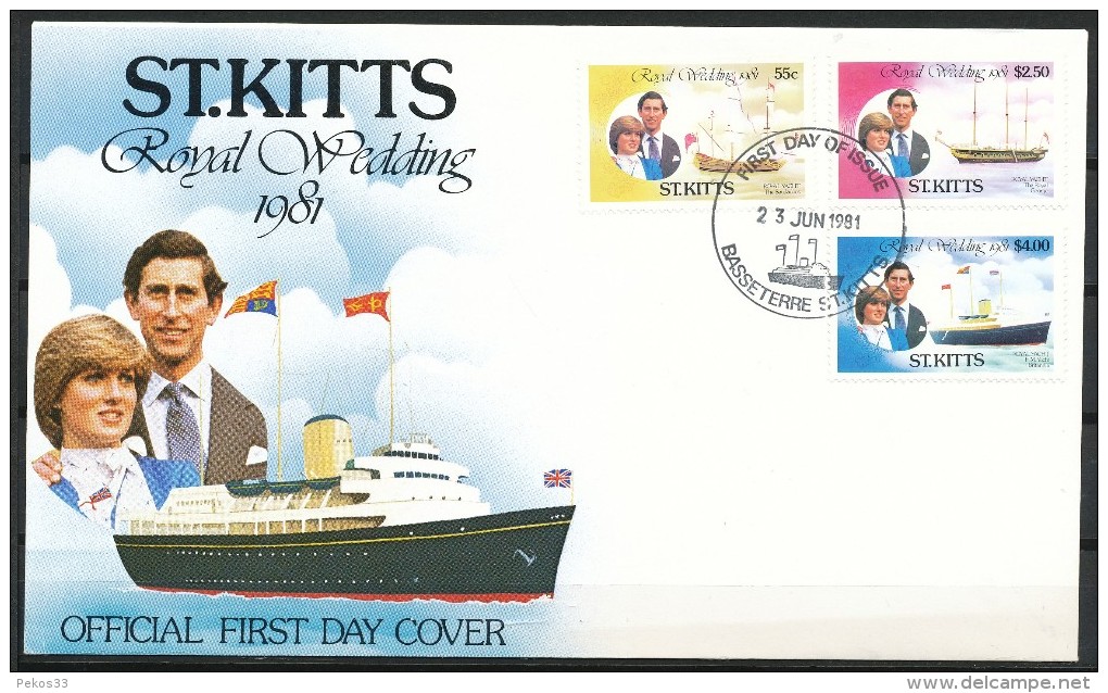 St. Christopher St. Kitts  - Mi.Nr.     66 - 71  -  Gestempelt - St.Kitts-et-Nevis ( 1983-...)