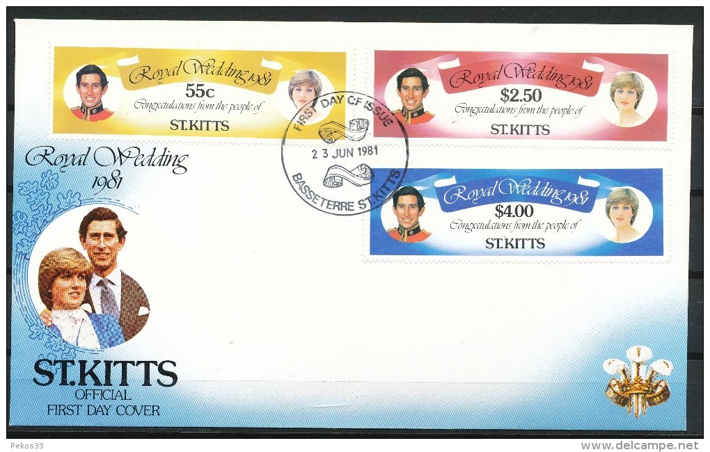 St. Christopher St. Kitts  - Mi.Nr.     66 - 71  -  Gestempelt - St.Kitts Und Nevis ( 1983-...)