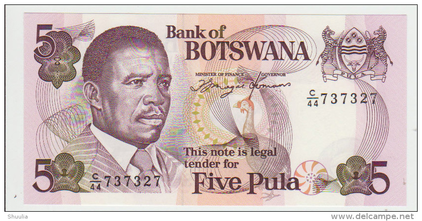 Botswana 5 Pula 1992 Pick 11 UNC - Botswana