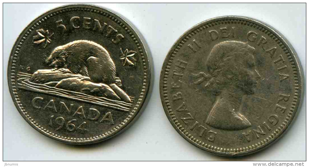 Canada 5 Cents 1964 KM 57 - Canada