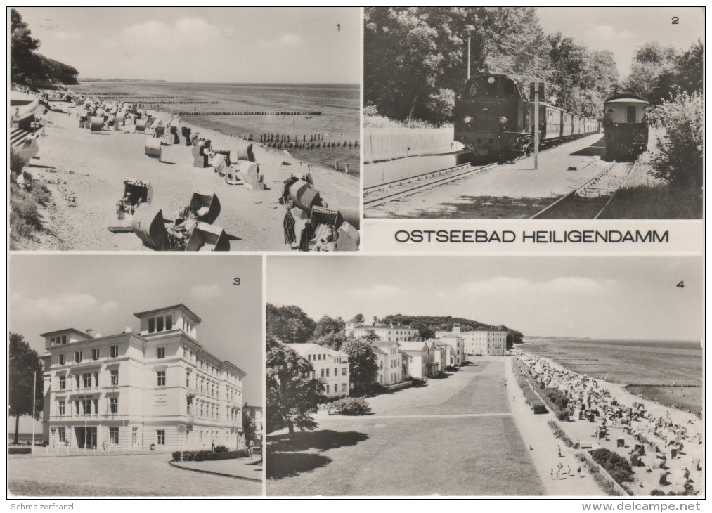 AK Ostseebad Heiligendamm Strand Eisenbahn Molly Sanatorium Haus Berlin Bei Kühlungsborn Bad Doberan Börgerende Rostock - Heiligendamm