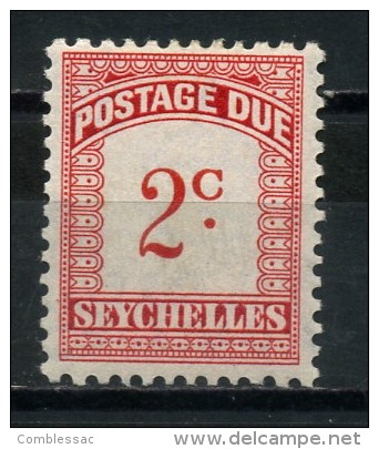 SEYCHELLES    1951     Postage  Due    2c  Scarlet  And  Carmine     MH - Seychellen (...-1976)