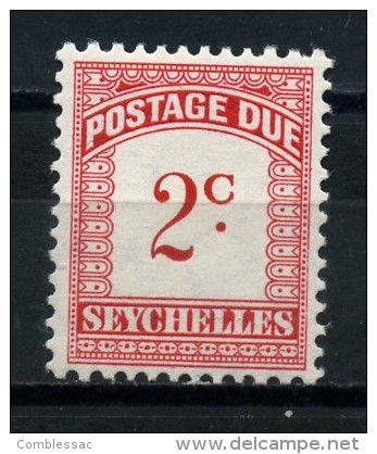 SEYCHELLES    1951     Postage  Due    2c  Scarlet  And  Carmine     MH - Seychelles (...-1976)