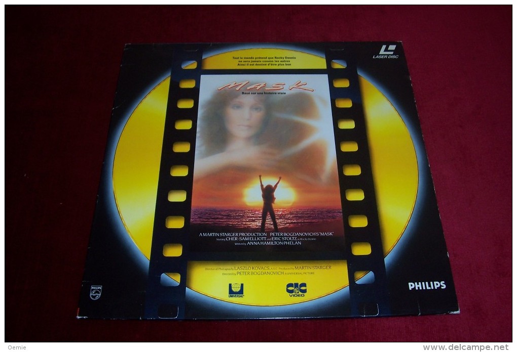 LASERDISC  CDV   °°°  MASK   AVEC CHER ET SAM ELLIOTT - Otros