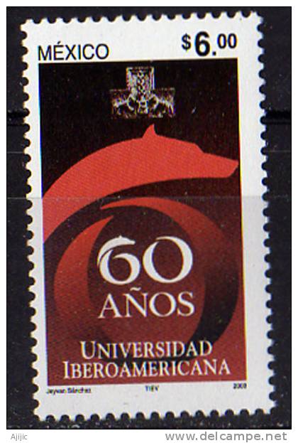 Université Iberoamericaine De Mexico.  1 T-p Neuf **  (Scott # 2307)  Année 2003 - Mexico