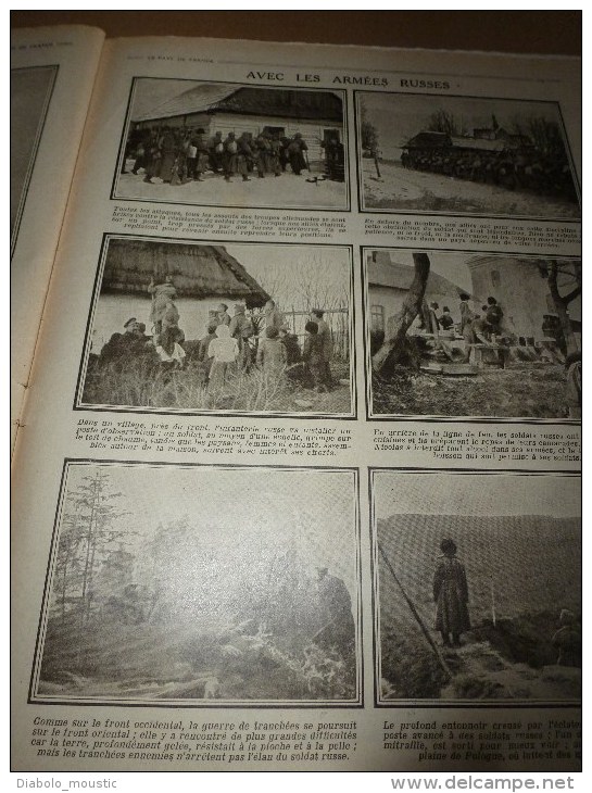 1915 JOURNAL de GUERRE : Les belges;Argonne;Top-espion allemand;Le "PRINZ-EITEL-FRIEDRICH";B osphore ;Roumeli-Hissar