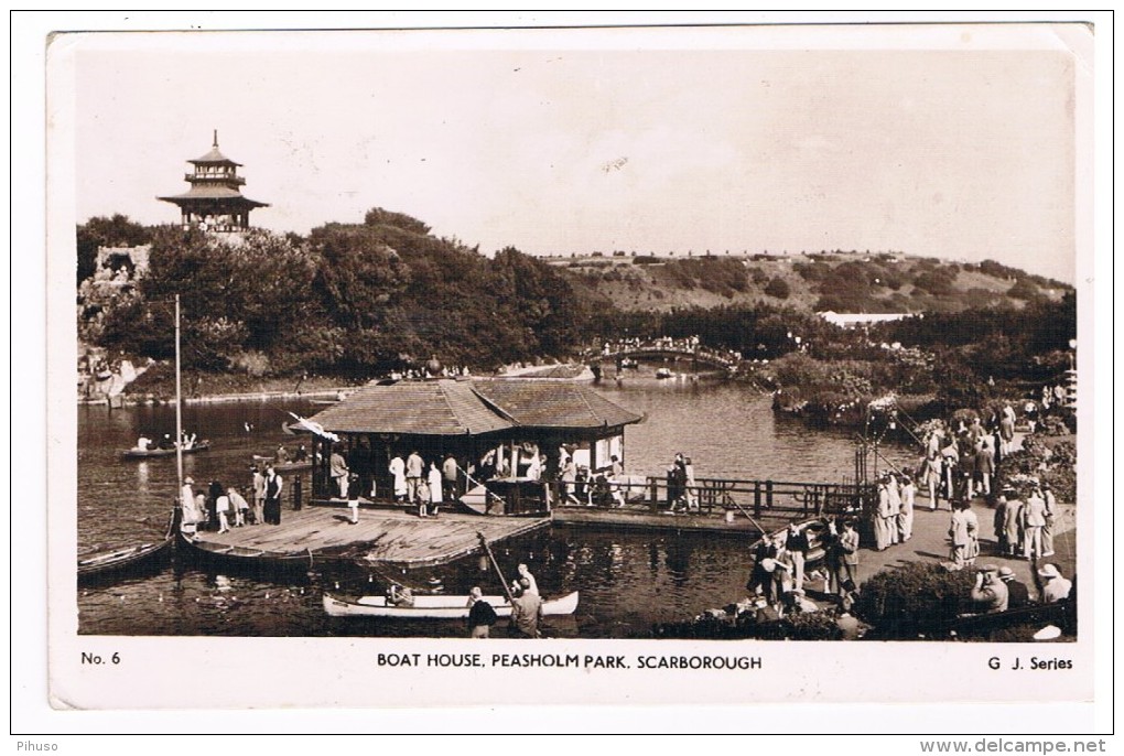 UK1907:    SCARBOUROUGH : Boat House, Peasholm Park - Scarborough