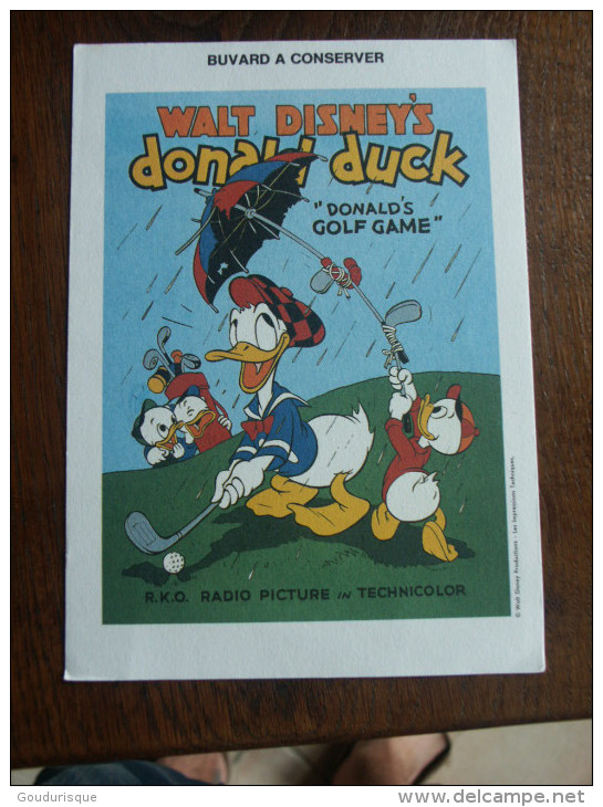 BUVARD WALT DISNEY DONALD DUCK - Infantiles