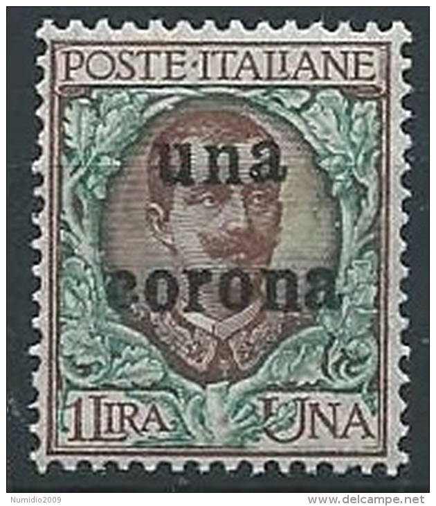 1919 DALMAZIA 1 CORONA MNH ** - ED726-11 - Dalmatie