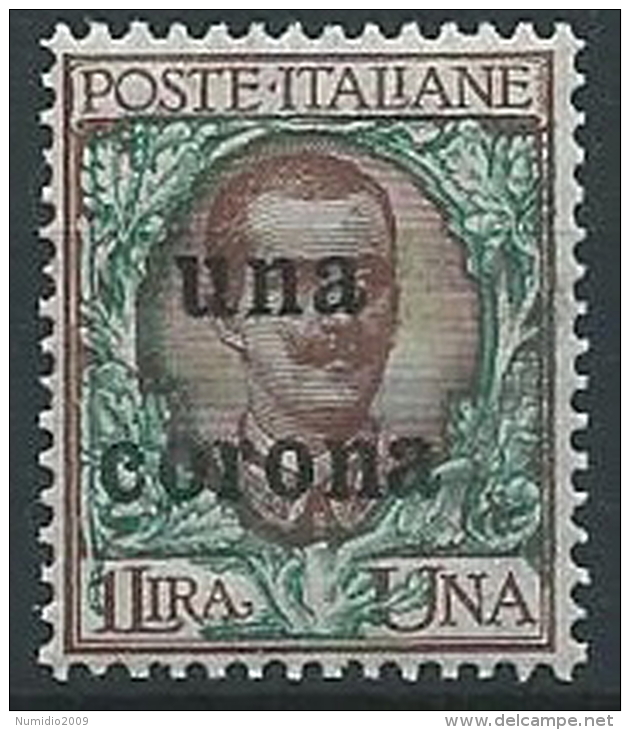 1919 DALMAZIA 1 CORONA MNH ** - ED726-12 - Dalmatia