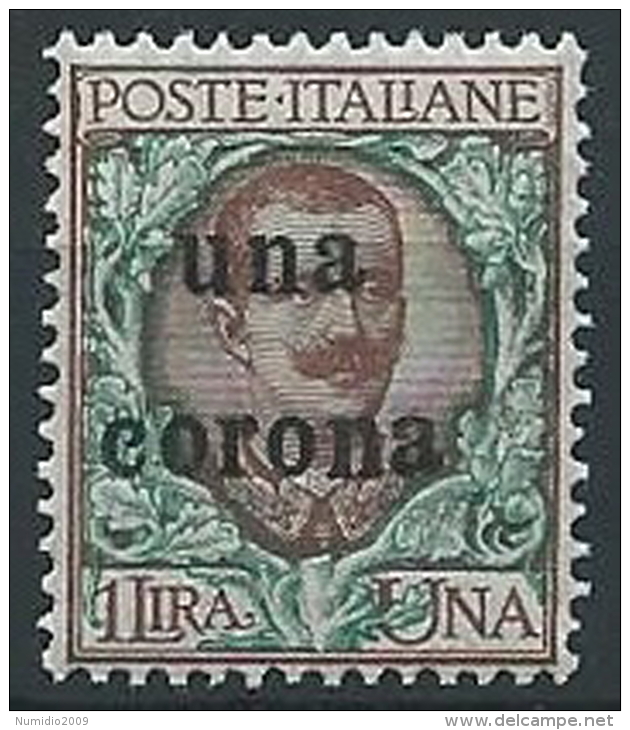 1919 DALMAZIA 1 CORONA MNH ** - ED726-15 - Dalmatien