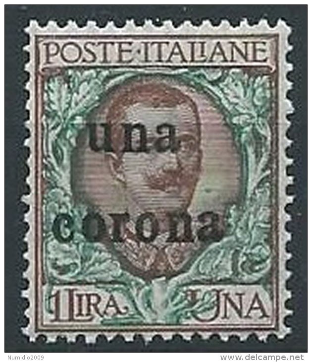 1919 DALMAZIA 1 CORONA MNH ** - ED726-16 - Dalmatien