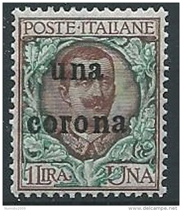 1919 DALMAZIA 1 CORONA MNH ** - ED726-17 - Dalmatië