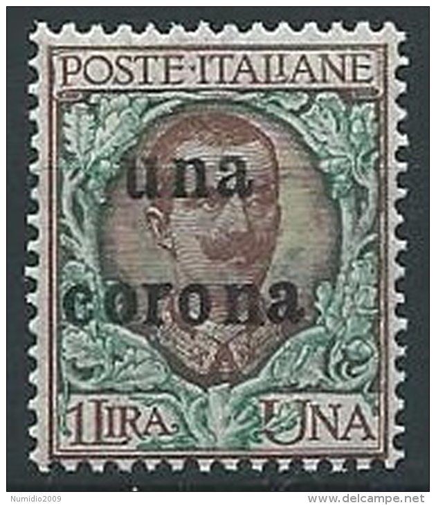 1919 DALMAZIA 1 CORONA MNH ** - ED726-18 - Dalmatië