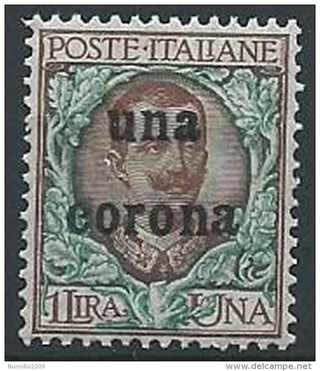 1919 DALMAZIA 1 CORONA MNH ** - ED726-5 - Dalmatië